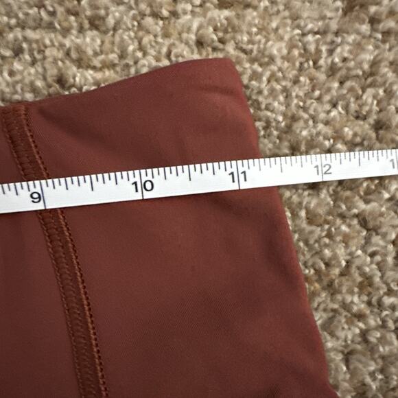 Athleta Rainier Tight Size XXS Burgundy High Rise Reflective Pockets‎ - Picture 9 of 10